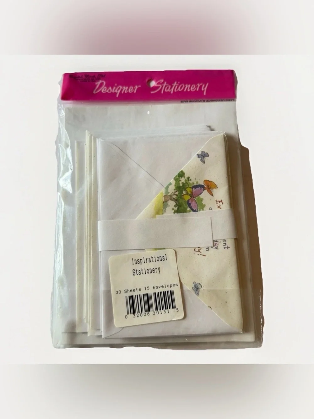Vintage English Cards Ltd Every Moment Stationary Sealed 30 Sheets 15 Envelopes.